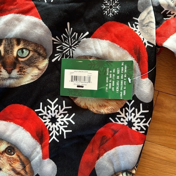 Ugly Union Cats Union Suit Pajama 2XL - Picture 6 of 10